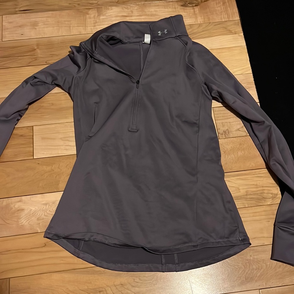 XS Purple Under armour 3/4 zip cold gear shirt.